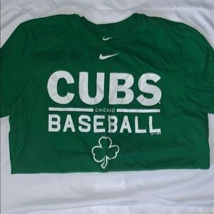 Green Nike Cubs T Shirt